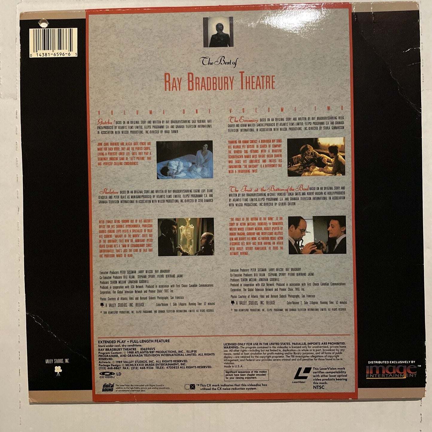 Best of Ray Bradbury Theater, The Vol 2 Laserdisc LD