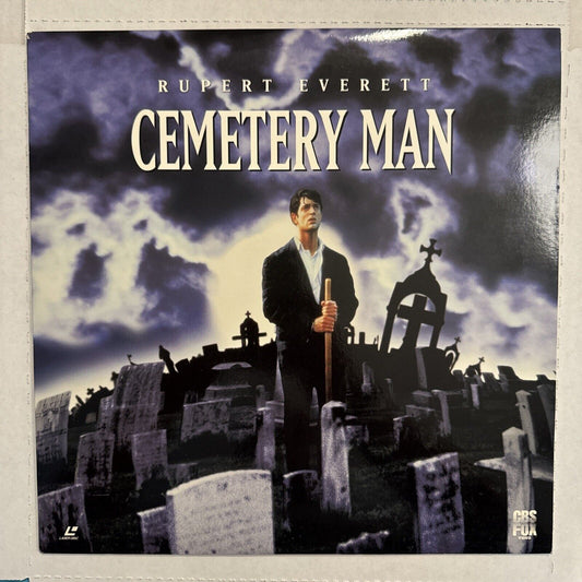 CEMETERY MAN (Dellamorte Dellamore) Laserdisc Soavi, Argento, Horror, RARE!