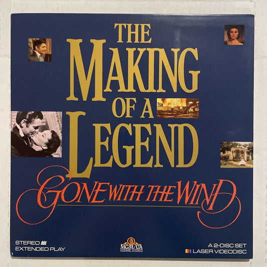 Making of a Legend: Gone With The Wind, The (Laserdisc, 1989, 2-Disc Set) RARE