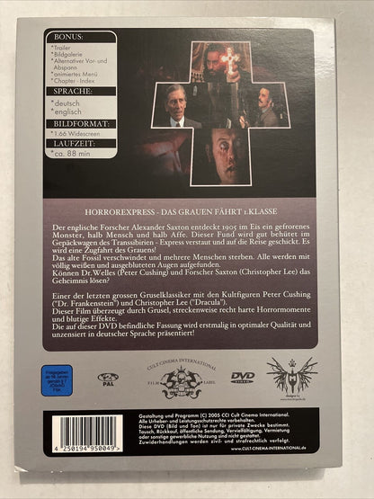 Horror Express DVD R2 PAL slipcover