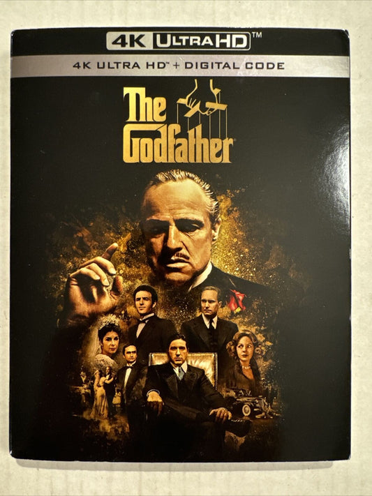 Godfather,The (1972) 4K UHD + Digital Code W/ Slipcover NEW