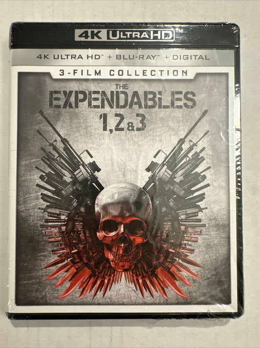 Expendables,The : 3-Film Collection (Includes 4K Ultra HD & Blu Ray) NEW